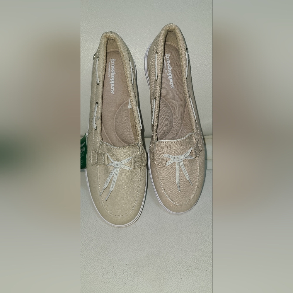 Grasshopper Memory Foam Canvas Slip Ons